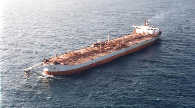 File photo of FSO Safer oil tanker anchored off the coast of Yemen. (Handout)
