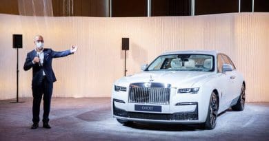 Rolls-Royce presents its new Ghost luxury automobile. Photo: Supplied