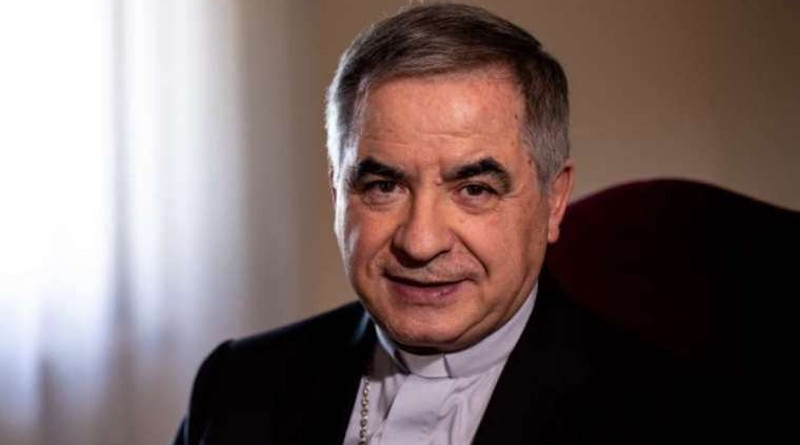 Giovanni Angelo Becciu, former prefect of the Congregation for the Causes of Saints, pictured June 27, 2019. Credit: Daniel Ibáñez/CNA.