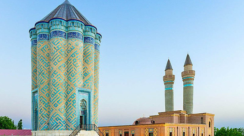 The Garabaghlar Mausoleum in Nakhchivan, Azerbaijan. Photo Credit: Sefer Azeri, Wikipedia Commons