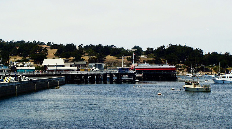 Monterey California Bay Harbor Boats Shore