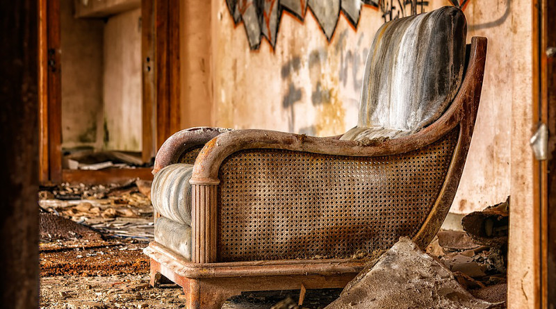 Decay Chair Furniture Lost Places Furniture Pieces Old