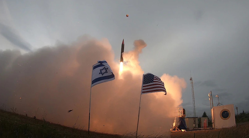 Israel Missile Defense Organization of Directorate of Defense Research and Development and U.S. Missile Defense Agency completed successful flight test campaign with Arrow 3 interceptor missile, in Kodiak, Alaska, July 28, 2019 (Missile Defense Agency)