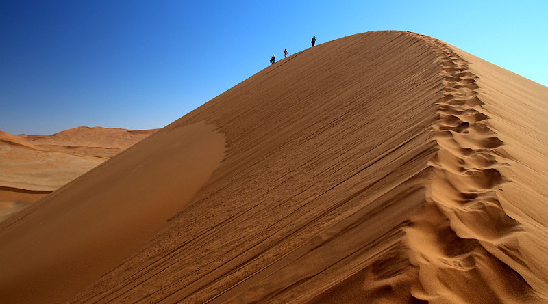 Namibia Desert Sossusvlei Sand Sand Dune Africa