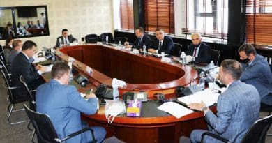 The meeting of the Kosovo Committee on Security and Defence, where the annual report of the Information and Privacy Agency, IPA, for 2019 was reviewed, presented by IPA director Bujar Sadiku, June 16, 2020. Photo: Official Website of Kosovo Assembly.