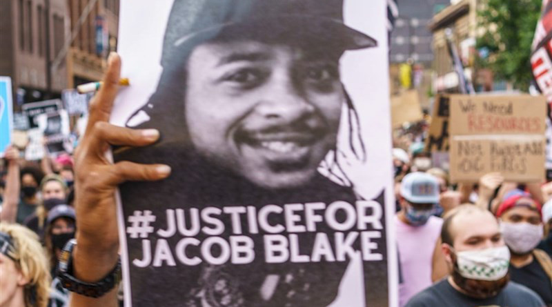 Protest in support of Jacob Blake. Photo Credit: Tasnim News Agency
