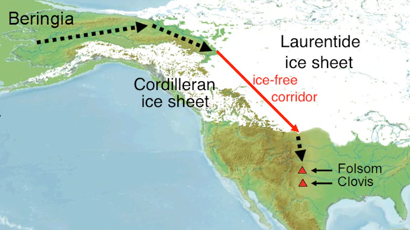 Beringia land bridge. Credit: VOA