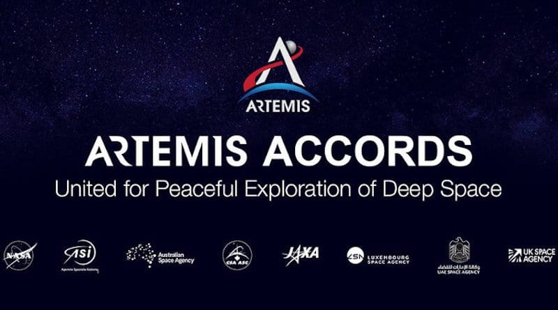 Artemis Accords. Credit: NASA
