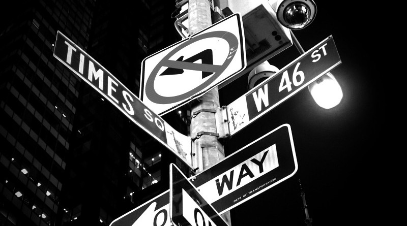 Times Square New York Road Signs Sign Street City