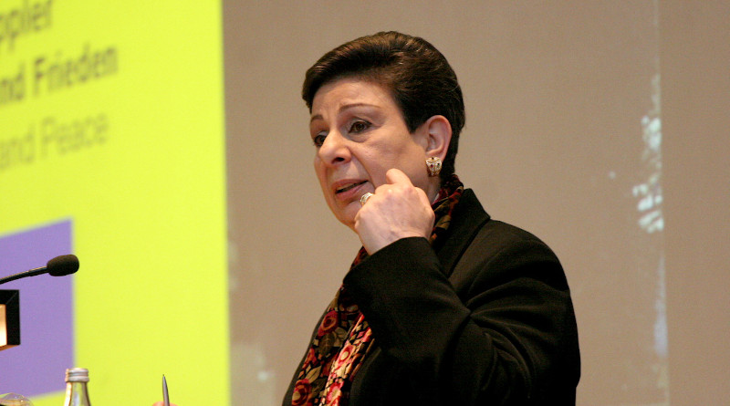 Palestinian Hanan Ashrawi. Photo Credit: Carsten Sohn, Wikipedia Commons