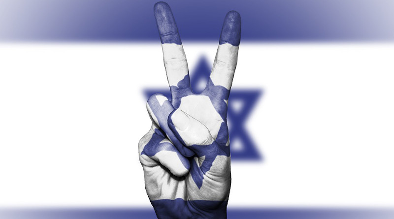 Flag Israel Peace Hand Nation Background Banner Colors