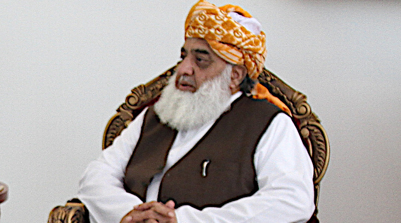 Pakistan's Maulana Fazlur Rehman. Photo Credit: Shehbaz Sharif, Wikipedia Commons