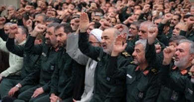 IRGC commanders, in a meeting with Supreme Leader Ayatollah Ali Khamenei. Photo Credit: Khamenei.ir