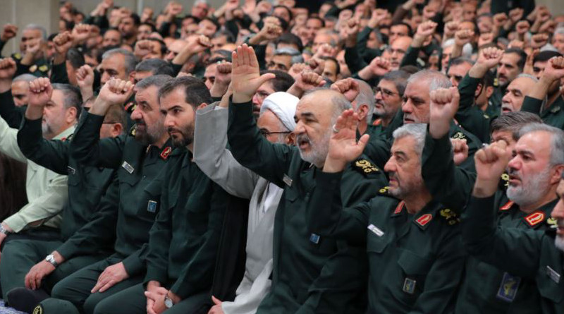 IRGC commanders, in a meeting with Supreme Leader Ayatollah Ali Khamenei. Photo Credit: Khamenei.ir