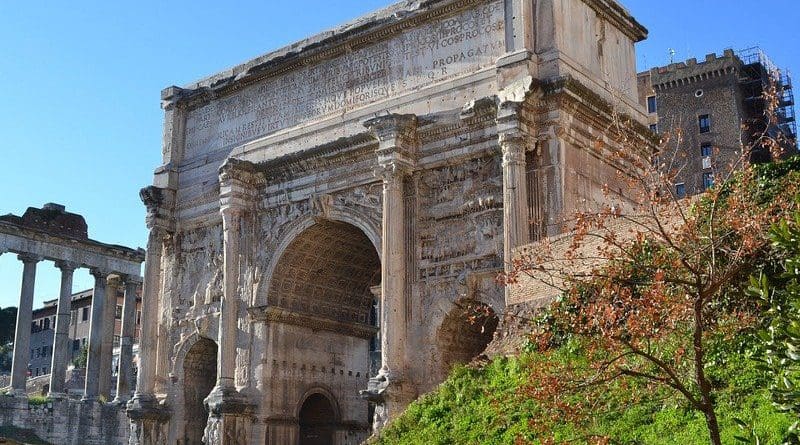 Roman Forum Rome Columns Italy Arc Portico