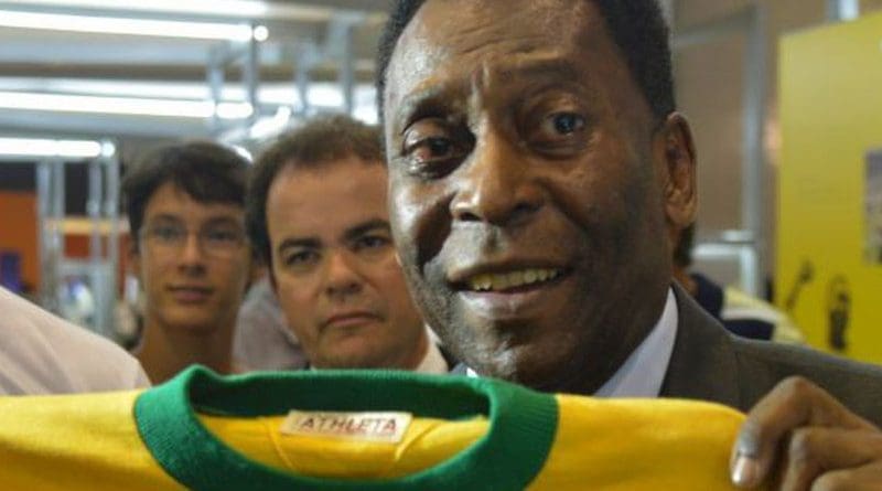 File photo of Brazilian soccer star Pelé. Photo Credit: Valter Campanato, Agencia Brasil