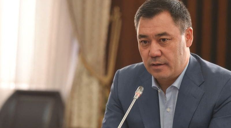 Kyrgyzstan’s Prime Minister Sadyr Japarov. Photo Credit: Gov.kg