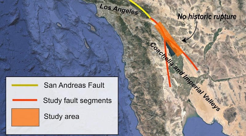 San Andreas fault area CREDIT: Rebecca Dzombak