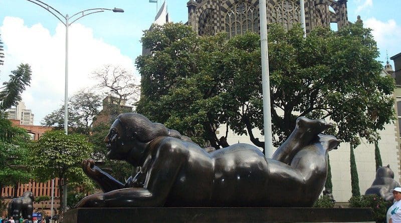 Medellín Colombia Botero Statue Sculpture Artwork