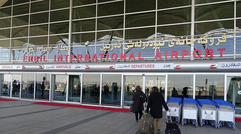 Erbil International Airport in Iraqi Kurdistan. Photo Credit: Jeffrey Beall, Wikimedia Commons