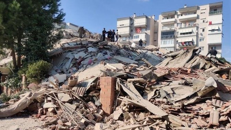 A strong earthquake of magnitude of up to 7.0 struck the Aegean Sea on Friday and was felt in both Turkey and Greece. Photo Credit: Tasnim News Agency