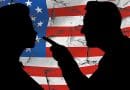 argue politics disagree united states flag