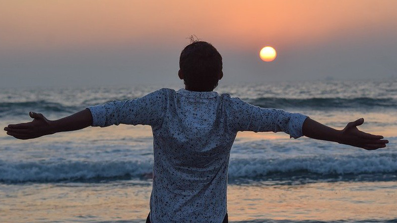 Sunset Sea Beach Cox's Bazar Beach Sunset Travel Bangladesh