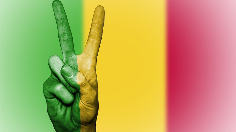 mali flag peace