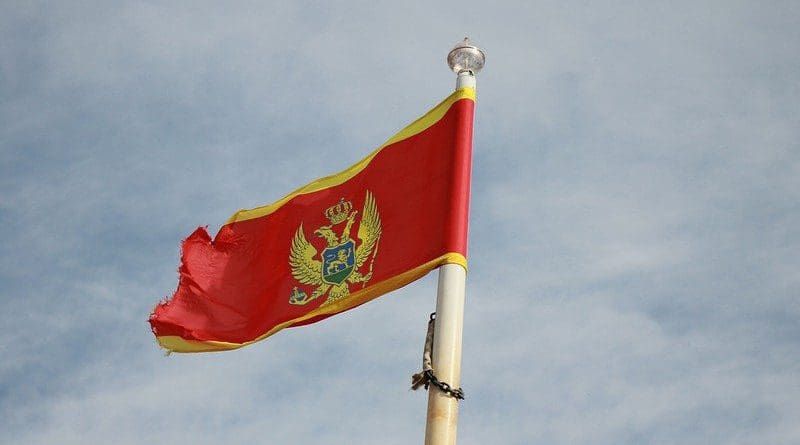 Montenegro Flag Sky National Country Flags Clouds