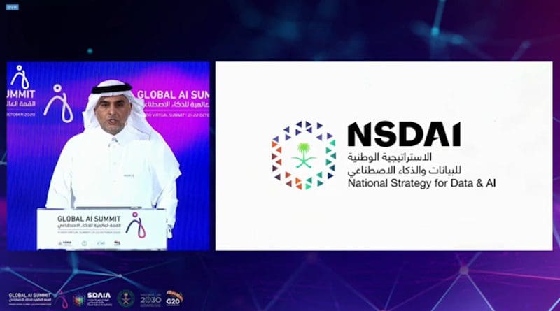 Abdullah bin Sharaf Al-Ghamdi, president of the Saudi Data and AI Authority. Photo Credit: Screenshot