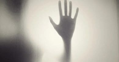 Hand Silhouette Shape Horror Creepy Scary Help