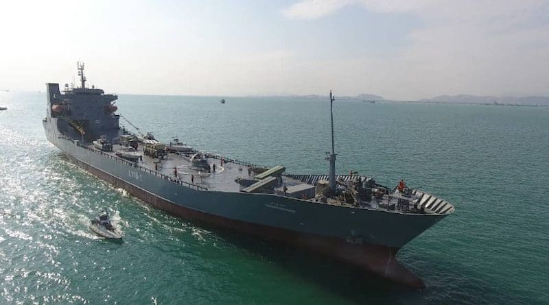 Iran Navy warship Abdollah Roudaki. Photo Credit: IRGC media outlet Sepah News