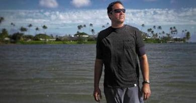 University of Hawai'i Research Affiliate Faculty Eric Attias at Wailupe Beach Park on O'ahu. CREDIT: University of Hawai'i