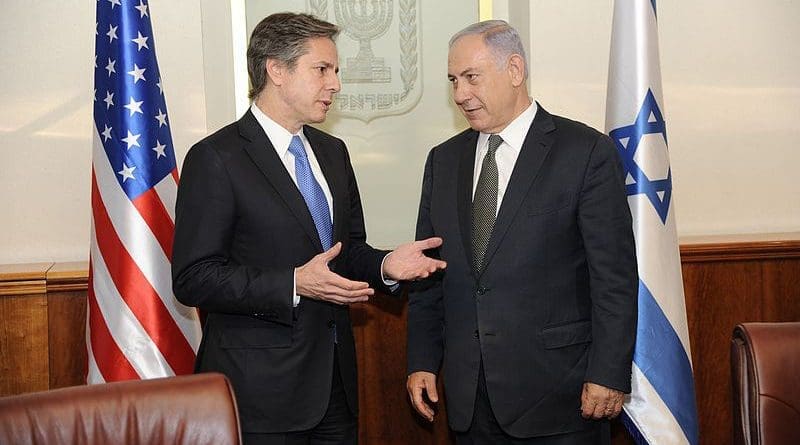 Tony Blinken meets with Israeli Prime Minister Benjamin Netanyahu in Jerusalem on June 16, 2016. Photo Credit: US State Department
