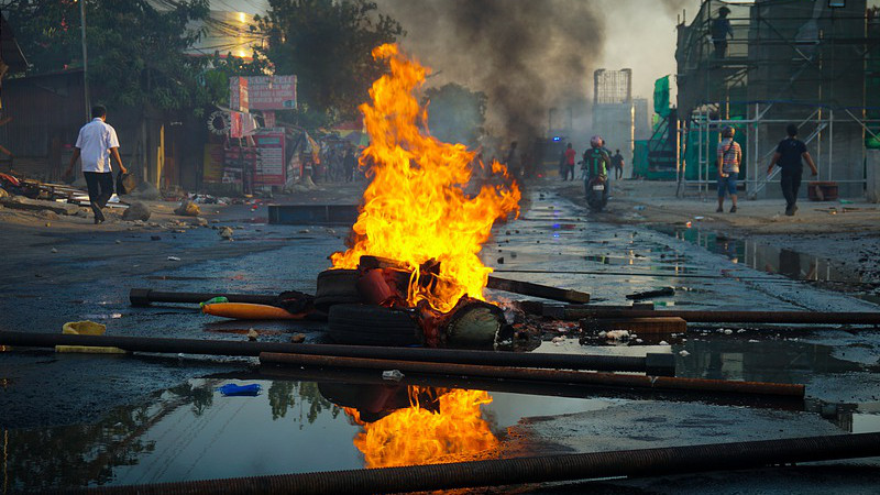 Aftermath Riot Protest Revolution Demonstration