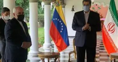 Iranian FM Zarif meets Venezuelan President Maduro in Caracas. Photo Credit: Tasnim News Agency
