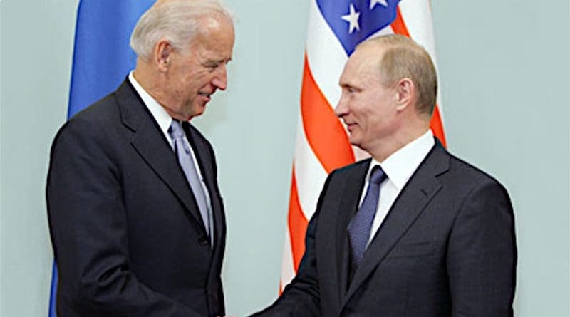 File photo of Vice President Joe Biden meeting with Russia's Prime Minister Vladimir Putin in 2011. Photo Credit: Kremlin.ru