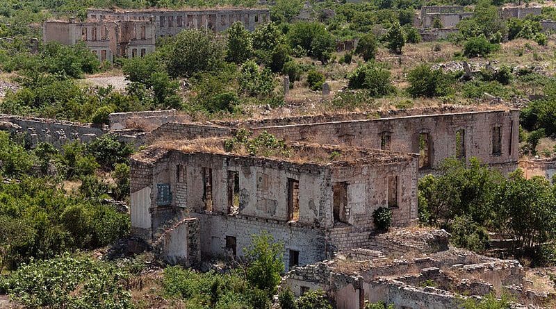 Ruins of Agdam, Azerbaijan. Photo Credit: KennyOMG, Wikipedia Commons