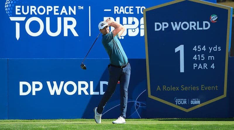 Victor Perez at DP World Tour Championship, Dubai. Photo supplied