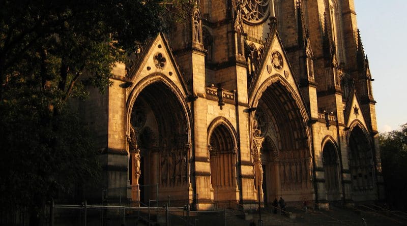 File photo of St. John the Divine Church in New York City. Photo Credit: William Porto, Wikipedia Commons