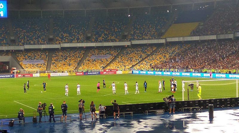 FC Dynamo Kyiv vs Club Brugge KV. Photo Credit: Visem, Wikimedia Commons