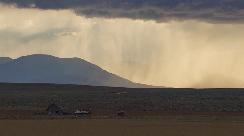 montana farm prairie storm rain weather