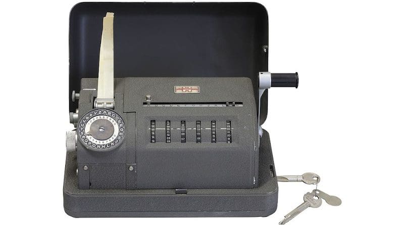 A Crypto AG CX-52 model. Photo Credit: Rama, Wikimedia Commons