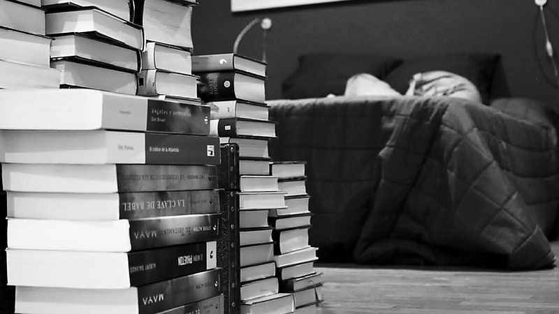 books literature reading bed