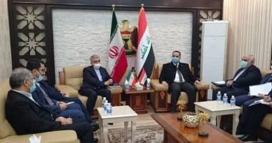 Meeting between Iran and Iraq officials. Photo Credit: Tasnim News Agency