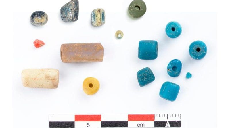 The glass beads studied, unearthed by archaeological excavations in Dourou-Boro and Sadia, Mali, and Djoutoubaya, Senegal. CREDIT © UNIGE/Truffa Giachet/Spuhler