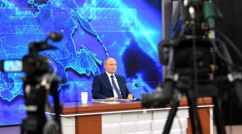 Russia's President Vladimir Putin holds annual news conference. Photo Credit: Kremlin.ru