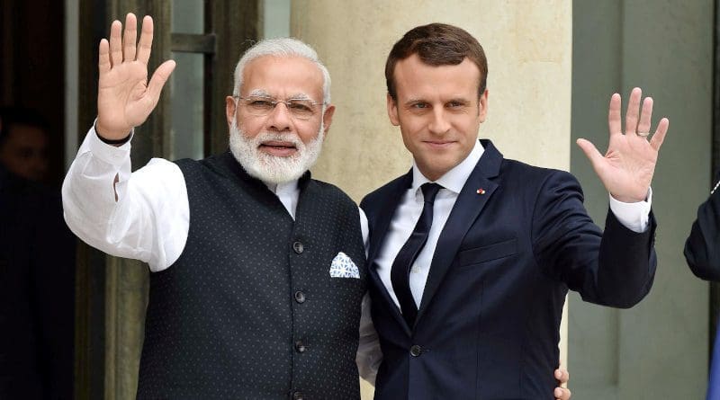 File photo of India's Prime Minister Narendra Modi and France's President Emmanuel Macron. Photo Credit: PM India