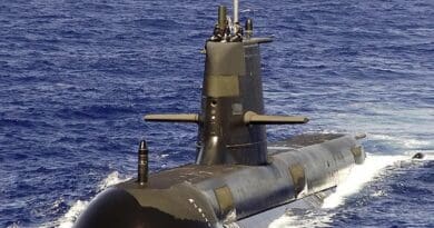 Australian submarine HMAS Rankin. U.S. Navy photo by Mass Communication Specialist Seaman James R. Evans