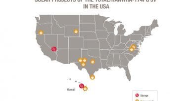 Solar Projects of the Total-Hanwha 174PG JV in the USA